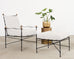 Janus et Cie Amalfi Lounge Chair and Ottoman After Papperzini