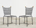 Set of Eight Mario Papperzini for Salterini Garden Dining Chairs