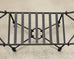 Neoclassical Style Horned Aluminum Bench after Diego Giacometti