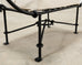 Neoclassical Style Horned Aluminum Bench after Diego Giacometti
