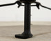 Neoclassical Style Horned Aluminum Bench after Diego Giacometti
