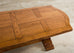 Country French Oak Parquet Top Farmhouse Trestle Dining Table