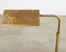Mid-Century Adjustable Patinated Brass Pharmacy Floor Lamp