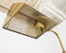 Mid-Century Adjustable Patinated Brass Pharmacy Floor Lamp