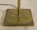 Mid-Century Adjustable Patinated Brass Pharmacy Floor Lamp