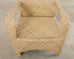Set of Four Brown Jordan Wicker Havana Garden Armchairs