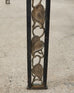 Art Nouveau Iron Bronze Leaf Garden Dining Table