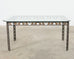 Art Nouveau Iron Bronze Leaf Garden Dining Table