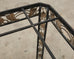 Art Nouveau Iron Bronze Leaf Garden Dining Table