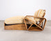Paul T. Frankl Rattan Six-Strand Square Pretzel Chaise Longue