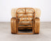 Paul T. Frankl Rattan Six-Strand Square Pretzel Chaise Longue