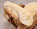 Paul T. Frankl Rattan Six-Strand Square Pretzel Chaise Longue