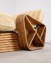 Paul T. Frankl Rattan Six-Strand Square Pretzel Chaise Longue