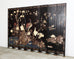 Chinese Export Eight Panel Coromandel Screen Bird Landscape