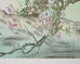 20th C. Chinese Export Pair of Peacocks and Flowers Painting