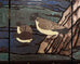 Chinese Export Eight Panel Coromandel Screen Bird Landscape