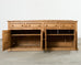 19th Century Country French Provincial Pine Sideboard 7 Ft