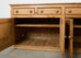19th Century Country French Provincial Pine Sideboard 7 Ft