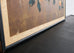 Japanese Showa Painted Panel Screen Persimmon Branch