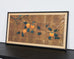 Japanese Showa Painted Panel Screen Persimmon Branch