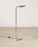 Midcentury Steel and Chrome Pharmacy Floor Lamp after Casella