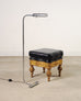 Midcentury Steel and Chrome Pharmacy Floor Lamp after Casella