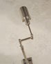 Ralph Lauren Style Adjustable Polished Nickel Pharmacy Floor Lamp