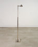 Ralph Lauren Style Adjustable Polished Nickel Pharmacy Floor Lamp
