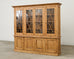 English George III Style Pine Astral Glazed Bibliotheque Bookcase