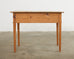 Rustic Country English Stripped Pine Console Table