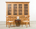 English George III Style Pine Astral Glazed Bibliotheque Bookcase