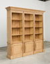 19th Century French Pine Library Bibliotheque Bookcase