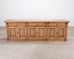 Country French Provincial Bleached Oak Enfilade Sideboard 8 Ft
