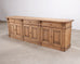 Country French Provincial Bleached Oak Enfilade Sideboard 8 Ft