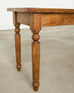 Country Farmhouse Hardwood Console Display Sofa Table 8 Ft