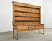 19th Century Country English Farmhouse Pine Kitchen Dresser