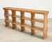 19th C. French Country Pine Farmhouse Cupboard Shelf Étagère 7 Ft