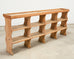 19th C. French Country Pine Farmhouse Cupboard Shelf Étagère 7 Ft