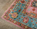 Jewel Toned Modern Turkish Oushak Rug