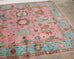 Jewel Toned Modern Turkish Oushak Rug