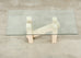 Italian Midcentury Sculptural Travertine Dining Table 7 Ft.