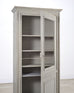 19th Century Country French Painted Pine Farmhouse Cupboard Cabinet