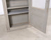 19th Century Country French Painted Pine Farmhouse Cupboard Cabinet