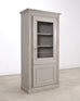19th Century Country French Painted Pine Farmhouse Cupboard Cabinet