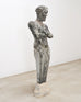 Hellenistic Greco-Roman Hermes Stone Marble Sculpture 5 Ft