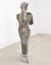 Hellenistic Greco-Roman Hermes Stone Marble Sculpture 5 Ft