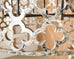 Monumental Ironies Capriz Shell Asilah Quatrefoil Chandelier