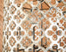 Monumental Ironies Capriz Shell Asilah Quatrefoil Chandelier