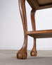 English Queen Anne Style Walnut Two-Tier Console Table 6 Ft