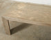 Cerused Distressed Oak Parsons Style Rectangular Dining Table